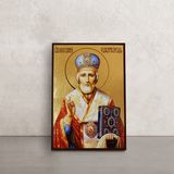 Ікона Святого Миколая Чудотворця 10 Х 14 см L 542 фото