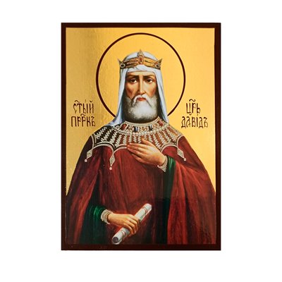 Ікона Святий Цар Давид 14 Х 19 см L 683 фото