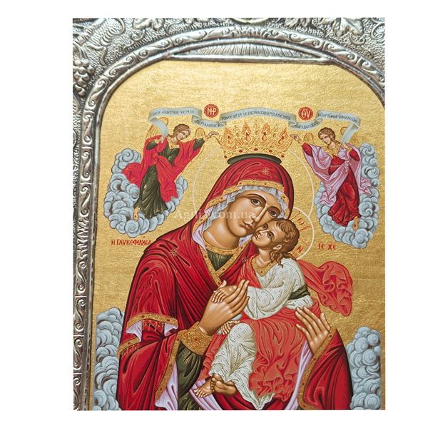 Эксклюзивная икона Божьей Матери Гликофилуса 23,5 Х 30 см E 05 фото