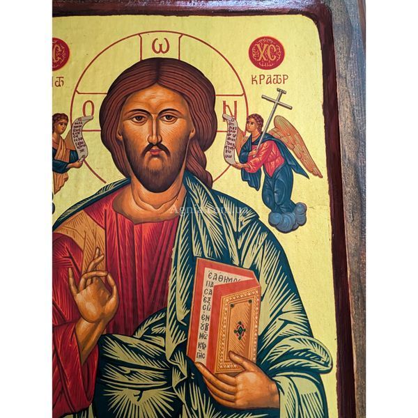 Греческая писаная икона Иисуса Христа 22,5 x 29 см M 219  фото