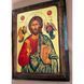Греческая писаная икона Иисуса Христа 22,5 x 29 см M 219  фото 4
