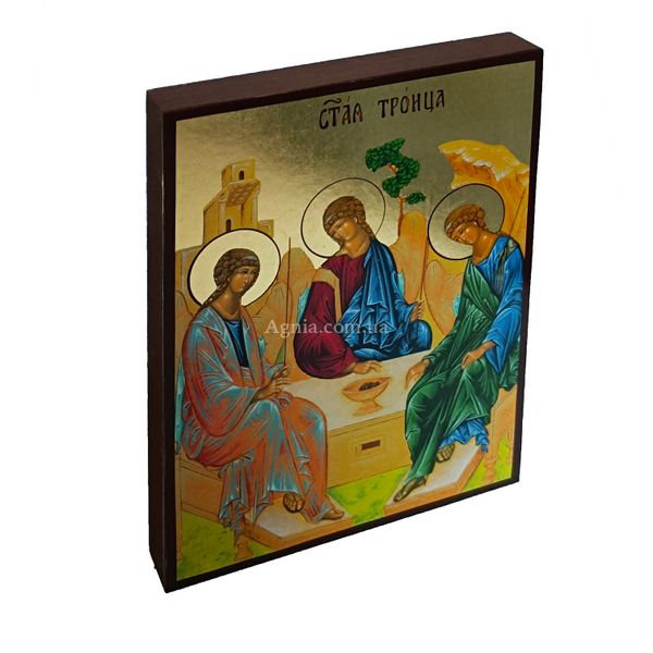 Икона Святая Троица размер 14 Х 19 см L 134 фото