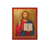 Писаная икона Иисус Христос Вседержитель 10 Х 13 см m 77 фото