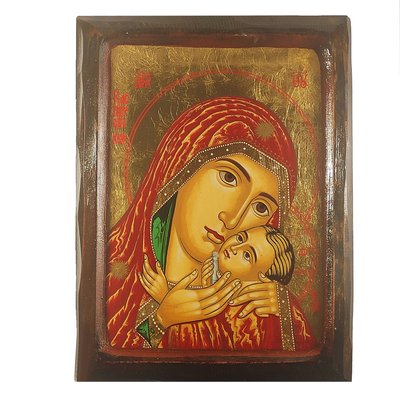 Писана ікона Касперовська Божа Матір  22,5 Х 28,5 см m 154 фото