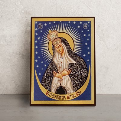 Икона Божией Матери Остробрамская 14 Х 18 см L 324 фото