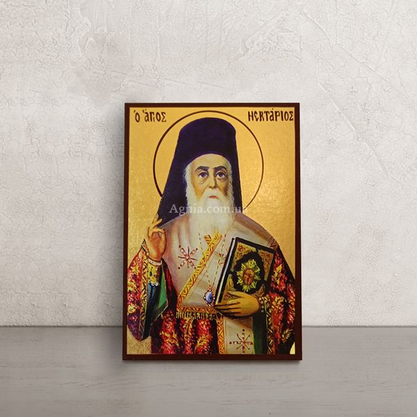 Ікона Нектарій Егінський Святитель 10 Х 14 см L 428 фото