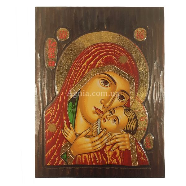 Ікона Касперовської Богородиці писана на холсті 22,5 Х 28 см m 155 фото