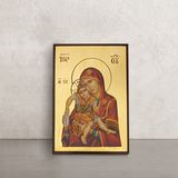 Икона Богородица Милующая достойно есть 10 Х 14 см L 594 фото