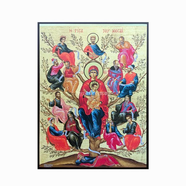 Икона Древо Иессеево Пресвятой Богородицы 14 &times; 19 см L 1140 D фото