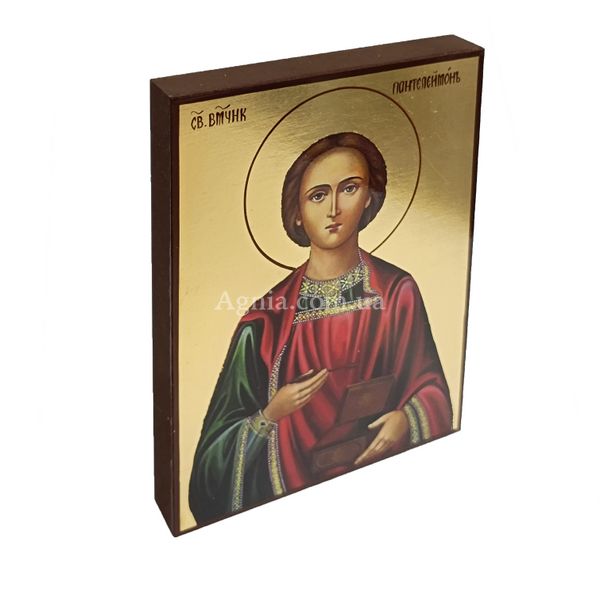Ікона Святий Пантелеймон Великомученик 14 Х 19 см L 640 фото