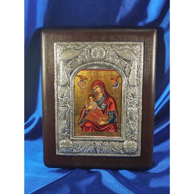 Ексклюзивна ікона Божа Матір Корфська (Керкіра) 20 Х 25 см E 17 фото