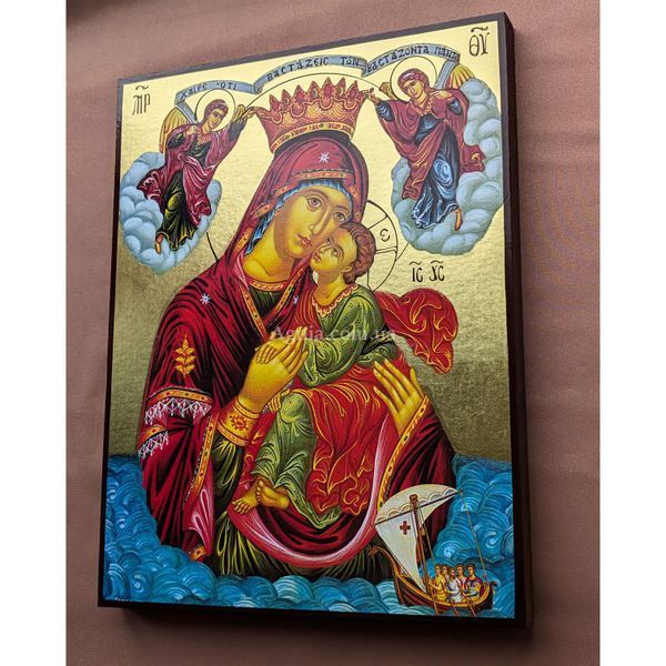 Ікона Божої Матері Глікофілуса (Солодке Лобзання) 20 &times; 26 см L 1238 фото