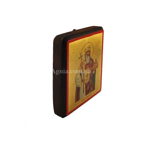 Писана ікона Святого Володимира Великого 10 х 13 см m 81 фото