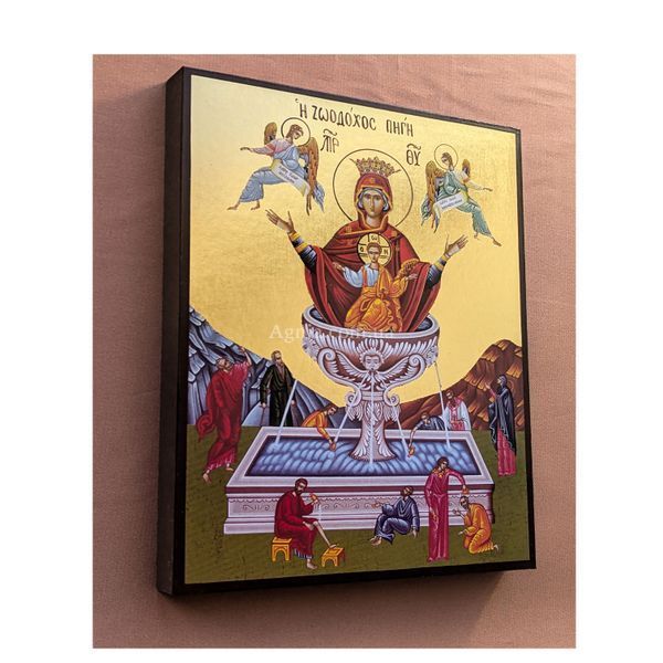 Икона Божьей Матери Неупиваемая Чаша 14 &times; 19 см L 1184 фото