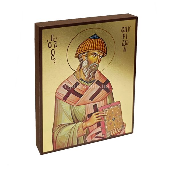 Икона Святой Спиридон Тримифунтский 14 Х 19 см L 327 фото