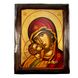 Дерев'яна Володимирська ікона Божої Матері  23,5 Х 28,5 см m 140 фото 1