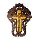 Ексклюзивна ікона Ісуса Христа з дерева ручної обробки 29 Х 39 см E 46 фото 1
