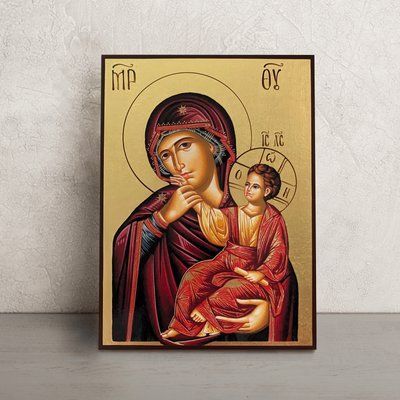Икона Божьей Матери Отрада и Утешение 14 Х 19 см L 1027 фото