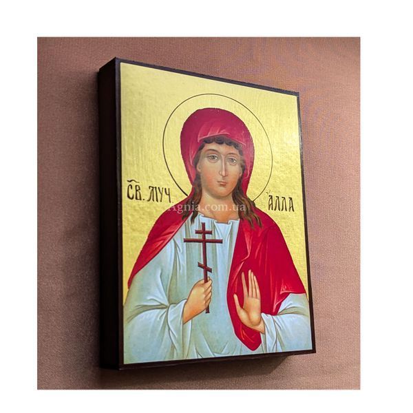 Іменна ікона Свята Алла 10 &times; 14 см L 1112 фото
