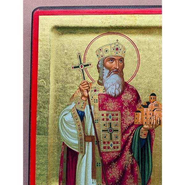 Писана ікона Святий Володимир Великий 15,5 &times; 20 см M 287 C фото