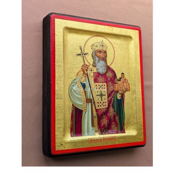 Писана ікона Святий Володимир Великий 15,5 &times; 20 см M 287 C фото
