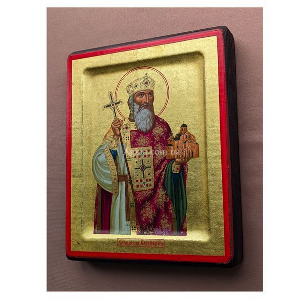 Писана ікона Святий Володимир Великий 15,5 &times; 20 см M 287 C фото