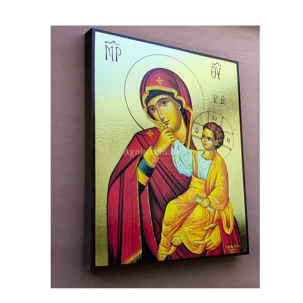 Икона Пресвятой Богородицы Отрада и Утешение (Ватопедская) 14 &times; 19 см L 1028 фото