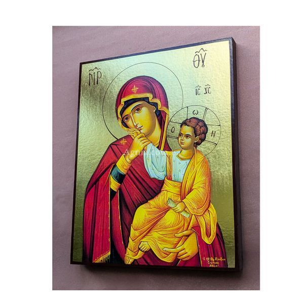 Икона Пресвятой Богородицы Отрада и Утешение (Ватопедская) 14 &times; 19 см L 1028 фото