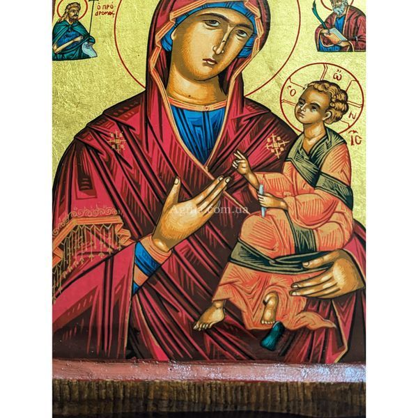 Писана грецька ікона Божої Матері Скоропослушниця 23 &times; 29 см M 365 фото