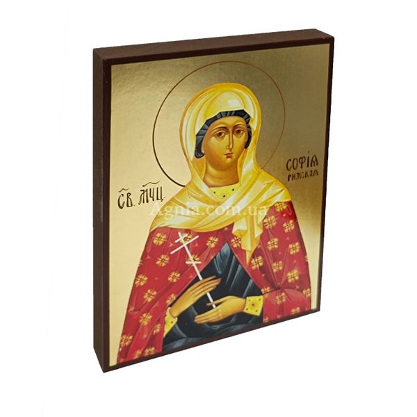 Іменна ікона Свята мучениця Софія 14 Х 19 см L 194 фото