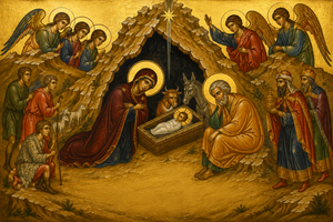 Икона Рождество Христово фото