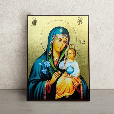 Ікона Нев'янучий Цвіт Пресвятої Богородиці 20 &times; 26 см L 1212 фото