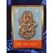 Ексклюзивна ікона на старовинній дошці Божа Матір Нев'янучий Цвіт ручний розпис у сріблі та позолота розмір 18 Х 25 см E 22 фото 1