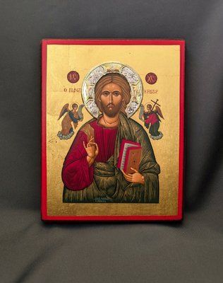 Писаная икона Пантократор Иисус Христос 16 &times; 20 см M 335 A фото