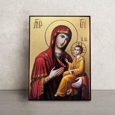 Тихвінська ікона Божої Матері 14 Х 19 см L 1029 фото