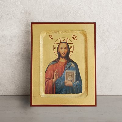 Ікона Пантократор Ісус Христос 14 x 18 см ML-12 фото