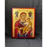 Греческая писаная икона Божией Матери Жасминная 15 &times; 19 см M 377 фото
