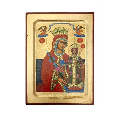 Писана ікона Божа Матір Нев'янучий Цвіт 16,5 Х 22,5 см m 176 фото