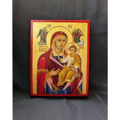 Греческая писаная икона Божией Матери Жасминная 15 &times; 19 см M 377 фото