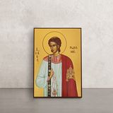 Ікона Святий Роман Солодкоспівець 10 Х 14 см L 380 фото