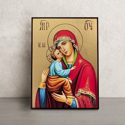 Акафістна ікона Божої Матері 14 Х 19 см L 1031 фото