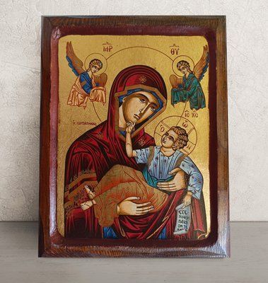 Грецька писана ікона Пресвятої Богородиці Скоропослушниця 23,5 &times; 30 см M 209 фото