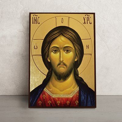 Икона Пантократор Иисус Христос 20 Х 26 см L 974 фото