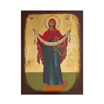 Икона Покров Пресвятой Богородицы 14 Х 19 см L 818 фото