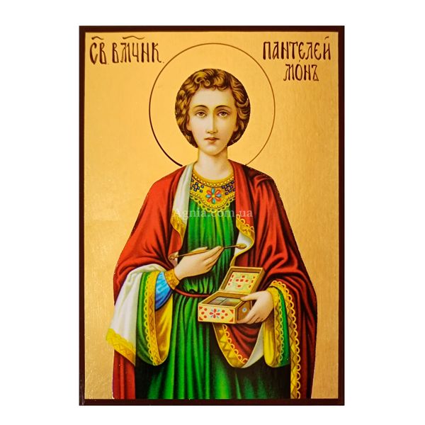 Икона Святой Пантелеймон Целитель 20 Х 26 см L 275 фото