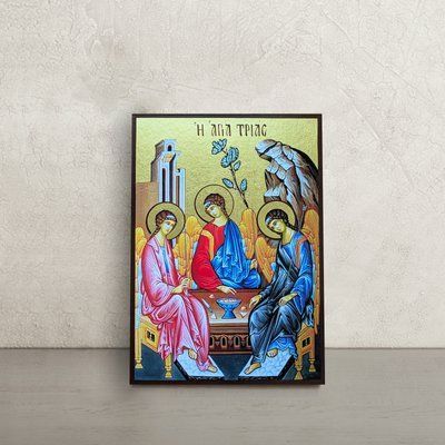 Икона Святая Троица (Ветхозаветная) 10 &times; 14 см L 1258 фото