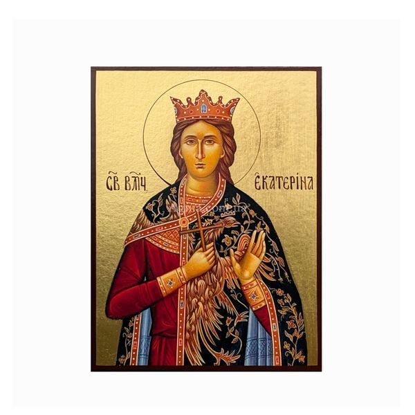 Ікона Святої Катерини Великомучениці 10 &times; 14 см L 04 фото