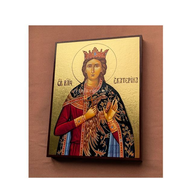 Ікона Святої Катерини Великомучениці 10 &times; 14 см L 04 фото