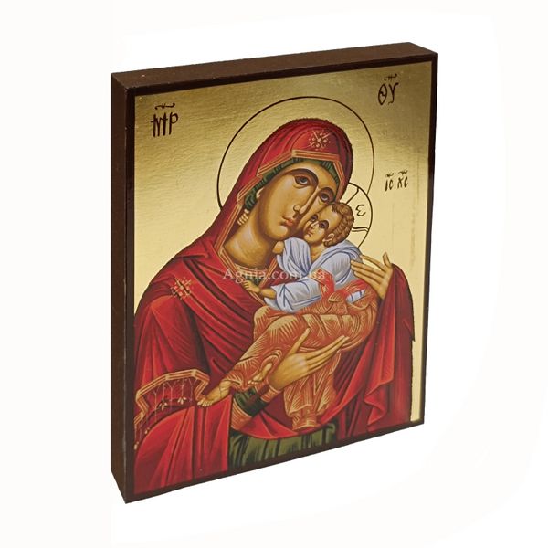 Икона Божией Матери Сладкое лобзание 14 Х 19 см L 744 фото