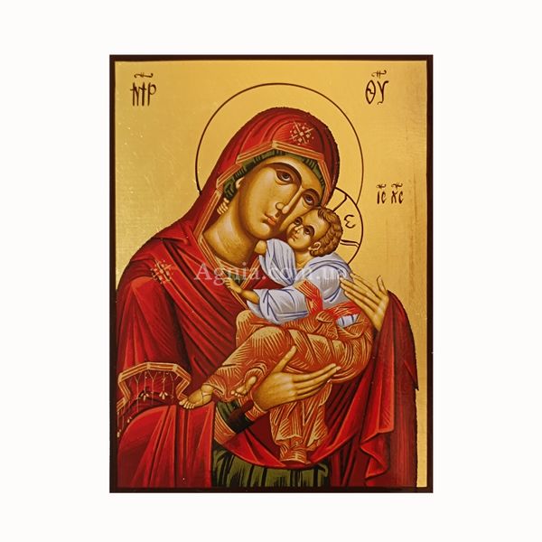 Ікона Божої Матері Солодке лобзання 14 Х 19 см L 744 фото